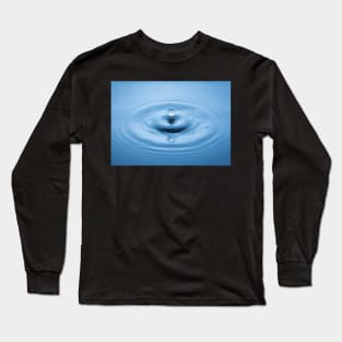 H2O WATER DROPLET DESIGN Long Sleeve T-Shirt